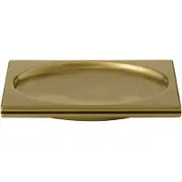 Audo Copenhagen Divot Dienblad 18 Cm Messing - Dienbladen Aluminium Brass - 71192-001002
