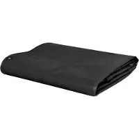 Fornorth Garagetent Vervangend Dekzeil 2x3m, zwart