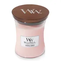 Woodwick Hourglass Medium Geurkaars - Coastal Sunset - 60 branduren
