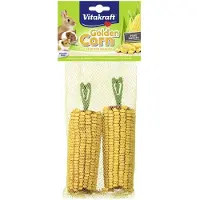 Vitakraft Golden Corn Maiskolf - Knaagdiersnack - 2 stuks