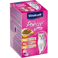 Vitakraft Kattenvoer In Saus Poésie Création Adult Multipack 85 G 6 Stuks