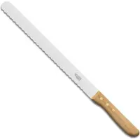 Robert Herder 1607120028 brood en vleesmes 31.5 cm, eikenhout