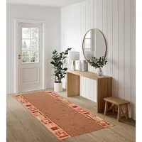 Tapiso Antislip Rubber Vloerkleed Beige Gang Rubbermat Tapijt Maat- 80x550