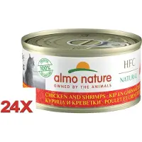 Almo Nature HFC - Kattenvoer - Kip & Garnaaltjes - 24x70gr