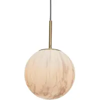 It's About Romi LED Hanglamp Carrara | 1X E14 Max 25W | Gold/Tinted Glass