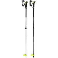 LEKI Skistok Guide Lite 2 Carbon Dark Anthracite/Neon Yellow/Black 105/150 cm