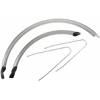 Falkx Spatbordenset cr20a 28 inch 60 mm kunststof grijs