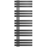 ECD-Germany Designradiator "Iron M" Met Verwarmingselement 1200w Antraciet 500 X 1200 Mm
