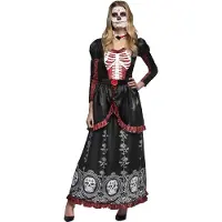 Boland Señora Adriana Halloween Kostuum Dames Zwart/Rood maat 44/46