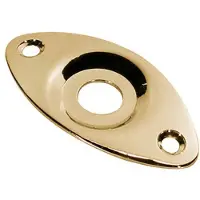 Boston JP-7-G Voetbalvormige Jackplaat - Gouden Afwerking