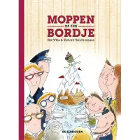 Eenhoorn Moppen op een bordje