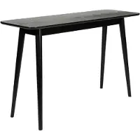 White Label Bijzettafel Fabio Black - 120 x 40 cm