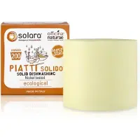 Solara - Set van twee blokjes bio afwaszeep zero waste - super geconcentreerd - biologisch afbreekbaar - munt - sinaasappel - 2 x 180 g