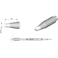 JBC C245407 Soldeerpunt Beitelvorm, recht Grootte soldeerpunt 1.0 mm Lengte soldeerpunt: 10 mm Inhoud: 1 stuk(s)