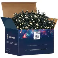 Springos Kerstverlichting 50 m 1000 LED Warm Wit