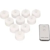 Anna's Collection LED Waxinelicht Wit D 4 H 3,5 Cm