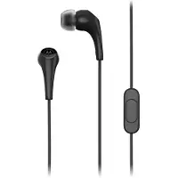 Motorola Sound In-Ear Oordopjes - 2-S - Zwart - Noise Isolation - Comfortabele en Lichtgewicht Pasvorm - Oordopjes met Draad - In-Line Microfoon - Handsfree Bellen