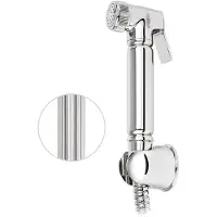 Aloni Design set WC-(bidet) sproeier rond – chroom