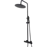 Klea Core Opbouw Regendoucheset Met Thermostaatkraan En Handdouche Mat Zwart