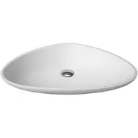 Bagnotti Corona Solid Surface Waskom Ovaal Acryl Wit