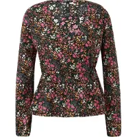ONLY ONLOVA L/S WRAP TOP JRS Dames Top - Maat S