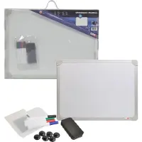 Desq Whiteboard 450x600mm in kunststof draagtas