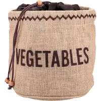 Natural Elements Vegetable 21x21 Cm Food Bag Beige