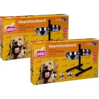 Adori H Standaard Inclusief 2 Bakken - Hondenvoerbak - 2 x 21 cm