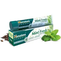 Himalaya herbals Mint Fresh Herbal Tandpasta - Fluoridevrij - Vegetarisch - 12 Uur Bescherming - 75ml
