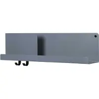 Muuto Folded Shelves Plank Blue-Grey | 63 x 16.5 cm