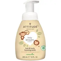 Attitude One Baby Leaves 2-in-1 Hair and Body Foaming Wash Pear Nectar 295 ml