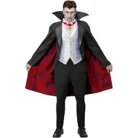 Smiffys Universal classic monster dracula kostuum (Zwart, rood, wit, M)