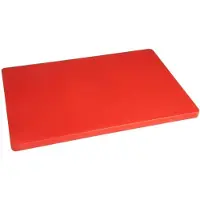 Hygiplas LDPE extra dikke snijplank rood 600x450x20mm