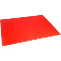 Hygiplas LDPE snijplank rood 600x450x10mm