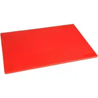 Hygiplas Antibacteriële LDPE Snijplank Rood 450x300x10mm HC859 - Horeca