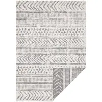 Home Collection Vloerkleed Biri Rechthoekig - grijs creme 120 x 170 cm