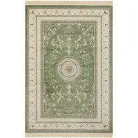 Home Collection Vloerkleed Antik Negar - groen 135 x 195 cm