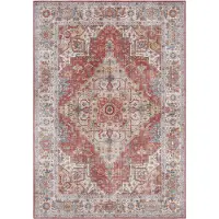 Home Collection Vloerkleed Sylla Rechthoekig - baksteenrood 120 x 160