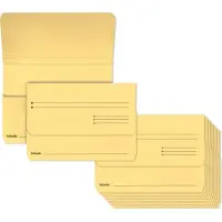 Esselte Pocket-File kartonnen dossiermappen geel (25 stuks)