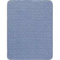 Noppies Teddy Fancy Dot reversible wiegdeken teddy75x100 cm Colony Blue unisex