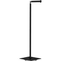 Smedbo Toiletrolhouder En Reserverolhouder Outline Lite Vierkant 61.5 cm RVS Mat Zwart