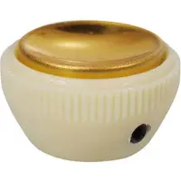 Boston KGI-160 Theekop Knop voor Hofner Violin Bass 1963 - Goud en Ivoor