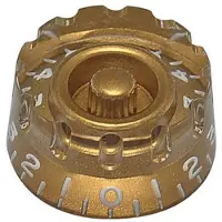 Boston KG-116 Speed Knob - Transparant Goud voor Inch Type Pot Shaft