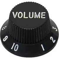 Boston KB-1726-V Bell Knop, Zwart, Geschikt voor 24 Fijne en 18 Grove Knurl, Geproduceerd in Japan