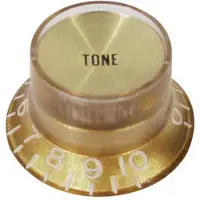 Boston KG-134-T Gouden Bell Knop voor Inch Type Pot Shaft