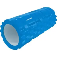 Tunturi Yoga Grid Foam Roller - Massage Roller - Foamroller - Fitness Roller - Blauw - 33cm - Incl. gratis fitness app