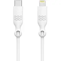 Just Green USB-C naar Lightning kabel - Recyclebaar - MFi certificering - 3A - 2 meter - Wit