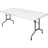 Bolero Partytafel Wit Inklapbaar | 183 cm