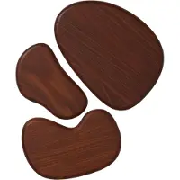 Ferm Living Cairn snijplank 3-delig Dark Brown