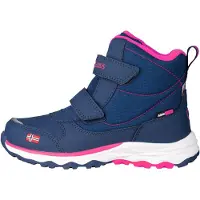 TROLLKIDS Laarzen 'Hafjell' donkerblauw / pink / rood